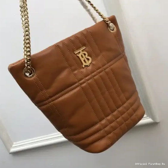 Official FirstBag Ru Small Lambskin Bag Bucket BURBERRY Lola Quilted 0510